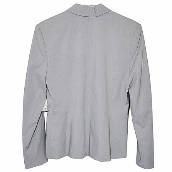 7102 * Mixit Stretch Blazer Gray Size 8 NWT - Picture 2 of 10